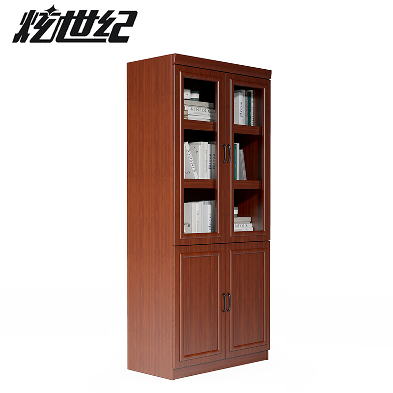 炫世紀(jì)木質(zhì)二門書柜830*420*2000 AH017 個